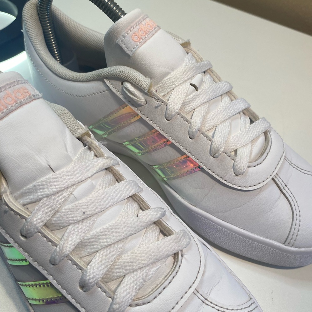 🔥 ADIDAS VL COURT 2.0 WOMENS SIZE 5 SNEAKER CASUAL SHOE - Picture 8 of 9